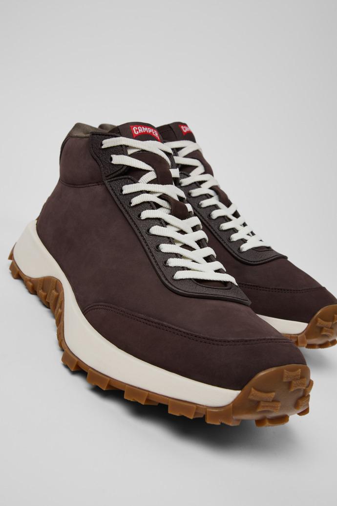 Drift Trail Brown Nubuck Sneaker Boots for Men. by CAMPER