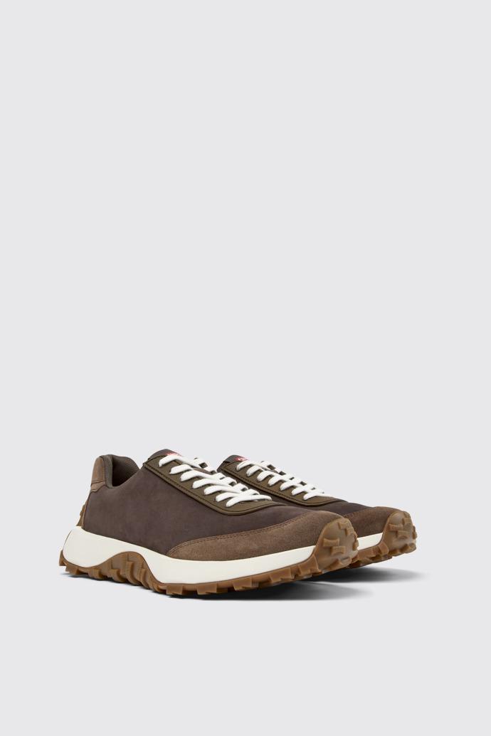 Drift Trail Brown Nubuck Sneakers for Men. by CAMPER