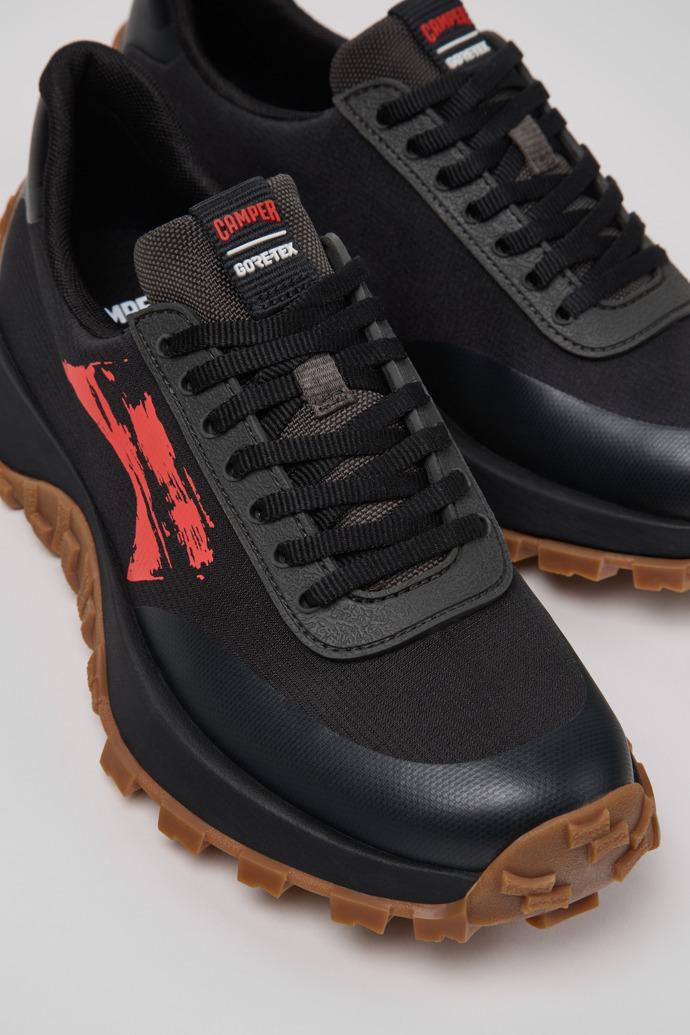 Drift Trail - GORE-TEX Black and Gray Stitch-Free Sneakers for Women. by CAMPER