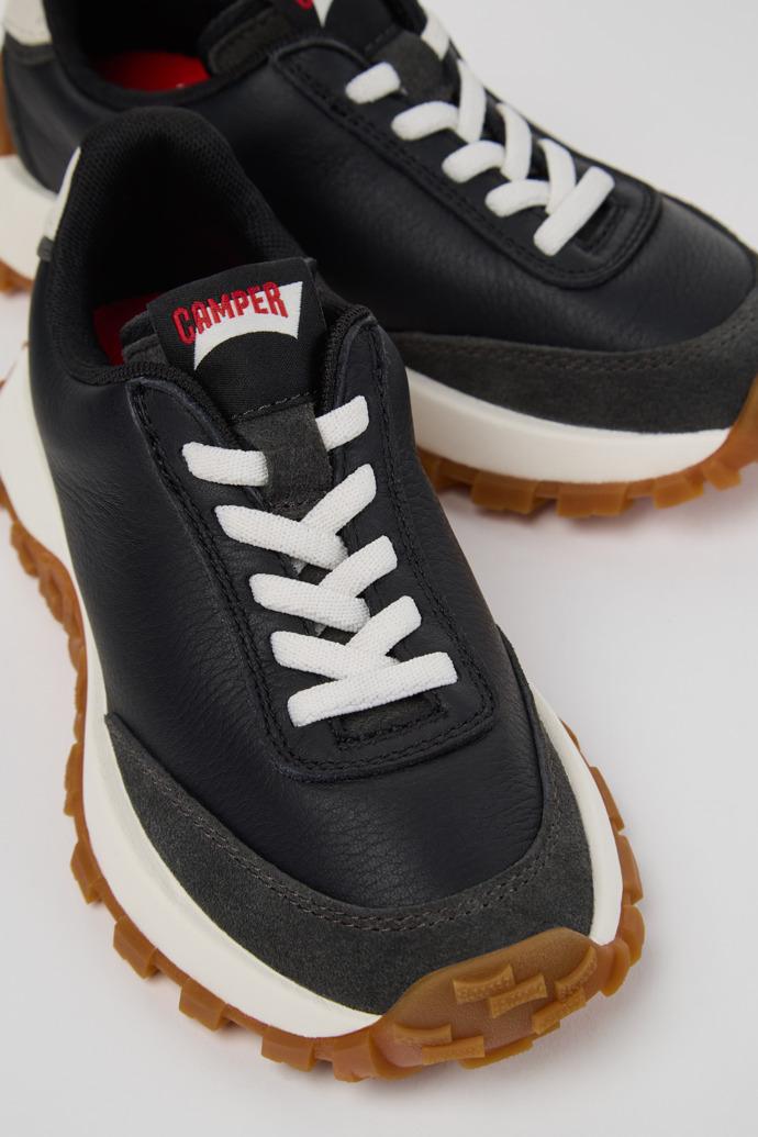 Drift Trail Multicolor Leather and Nubuck Sneakers for Kids. by CAMPER