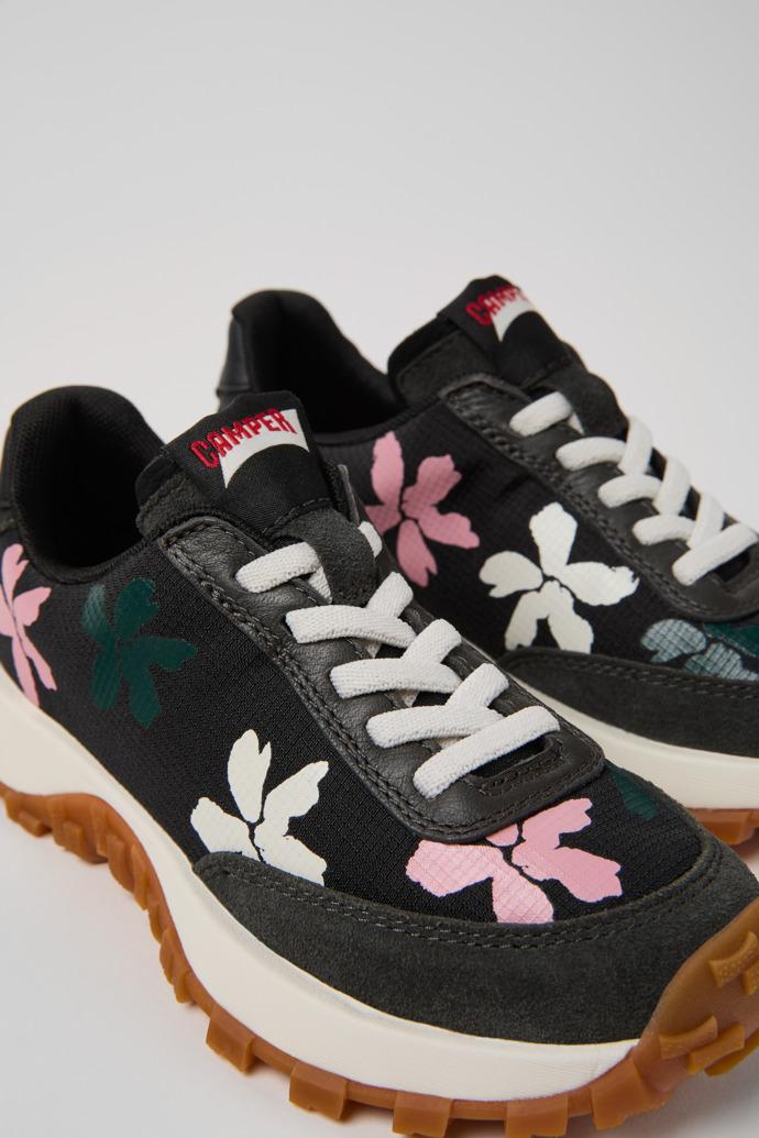 Drift Trail Multicolor Textile and Nubuck Sneakers for Kids. by CAMPER