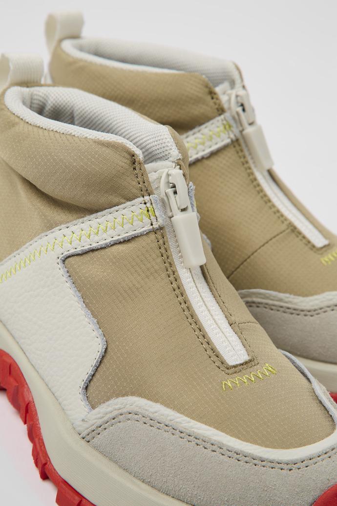 Drift Trail Multicolored textile and leather sneakers for kids by CAMPER