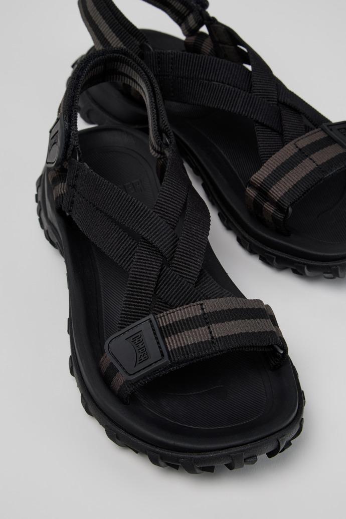 Drift Trail Sandal Black Textile Sandals for Women. by CAMPER