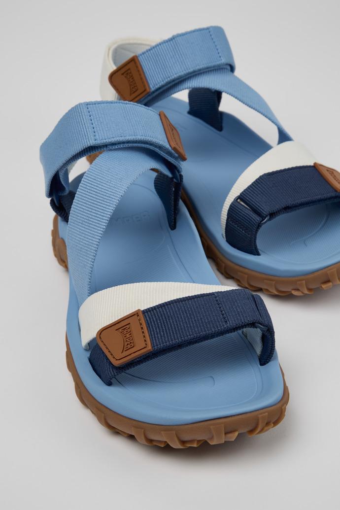 Drift Trail Sandal Blue Textile Sandals for Men. by CAMPER