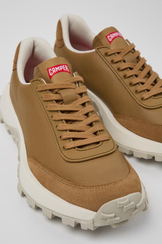 Drift Trail VIBRAM Brown leather and nubuck sneakers for women by CAMPER