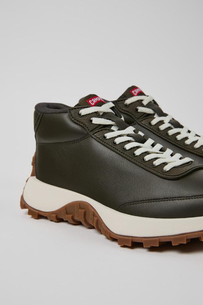 Drift Trail VIBRAM Green leather sneakers for women by CAMPER