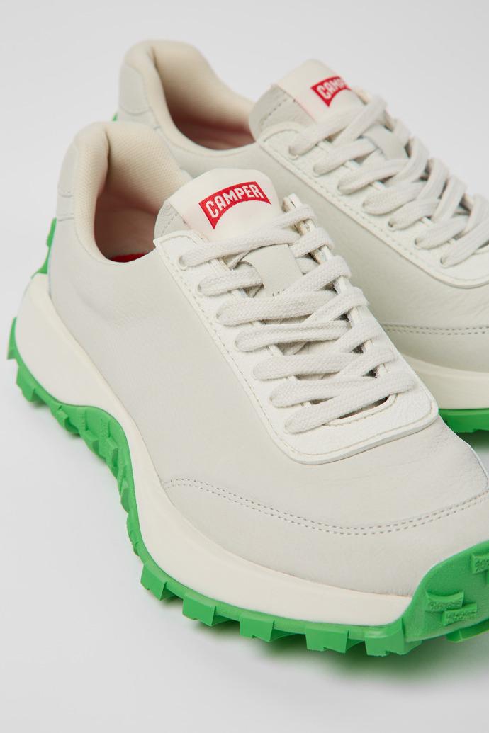 Drift Trail VIBRAM White Leather/Textile Sneaker for Women by CAMPER