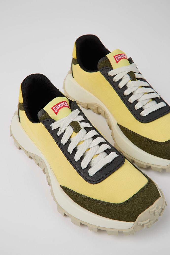 Drift Trail Yellow textile and nubuck sneakers for women by CAMPER