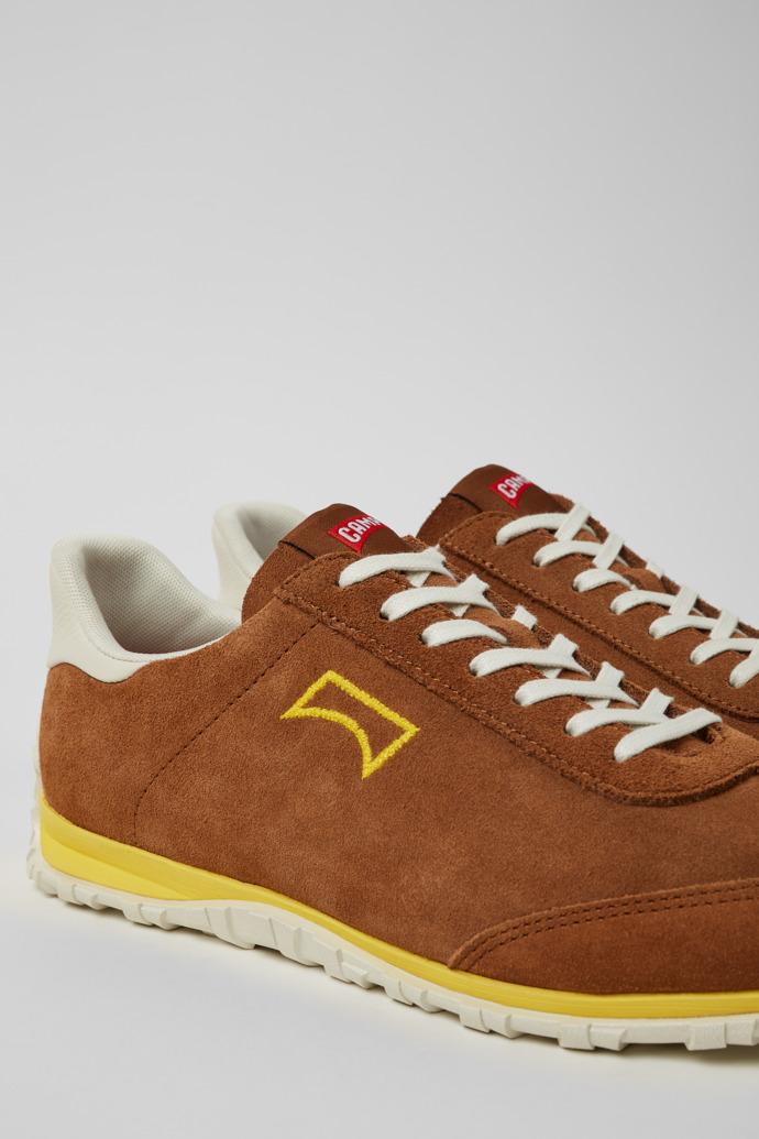 Drift Walk Brown Suede and Leather Sneakers for Men. by CAMPER