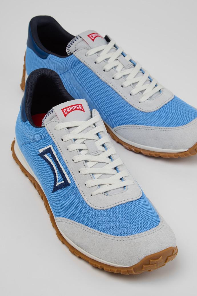 Drift Walk Multicolor Textile and Nubuck Leather Sneakers for Men. by CAMPER