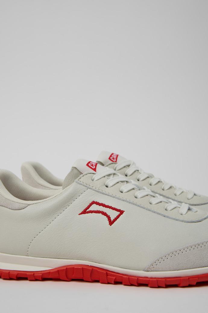Drift Walk White Leather Sneakers for Women. by CAMPER