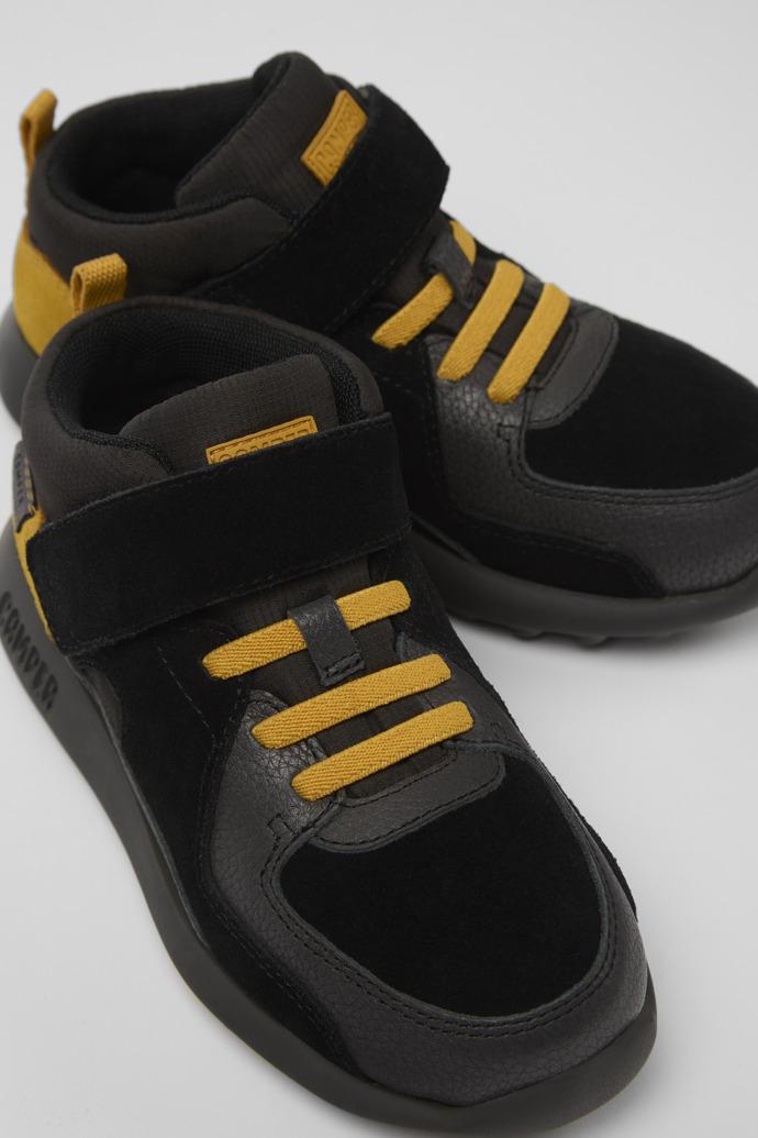 Driftie Grey nubuck and textile ankle boots by CAMPER