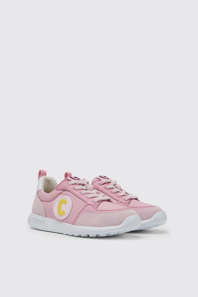 Driftie Pink and white sneakers for girls by CAMPER