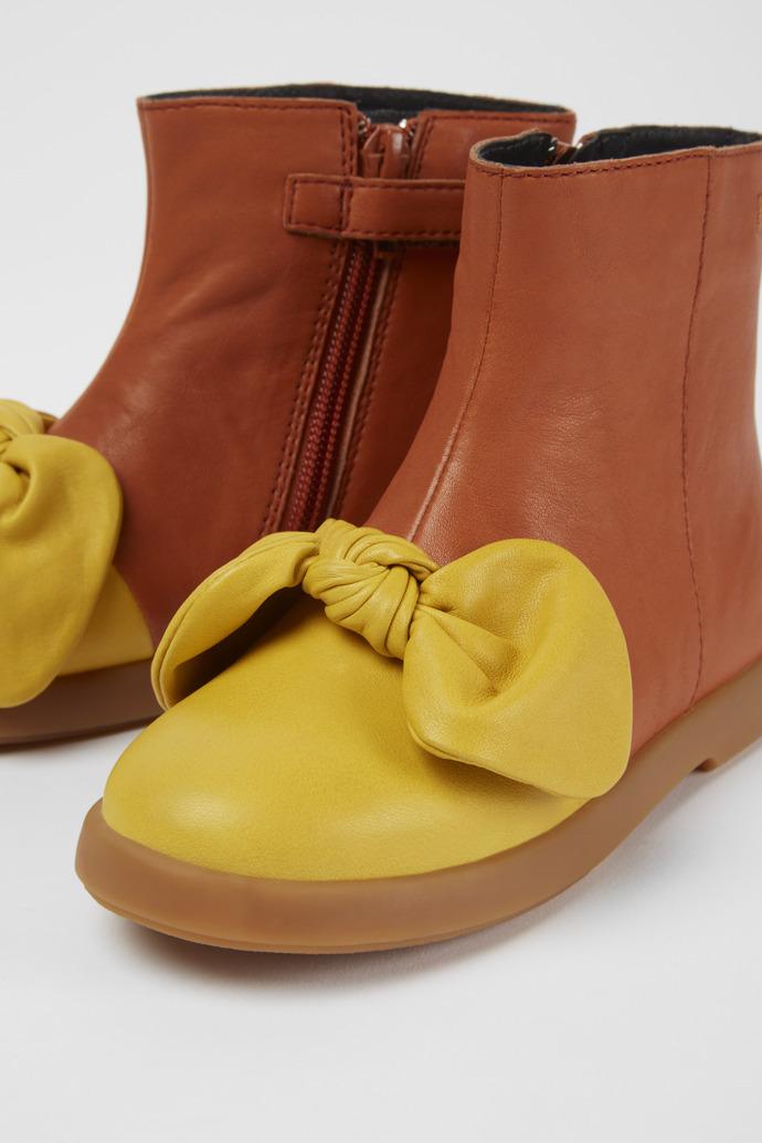 Duet Brown leather ankle boots by CAMPER