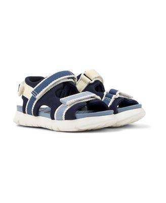 Girls' First Walker Oruga Mismatched Textile Sandals - Toddler by CAMPER