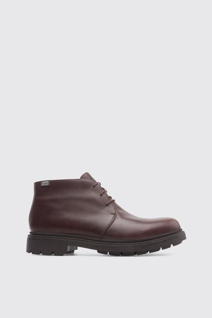 Hardwood Brown Ankle Boots for Men by CAMPER