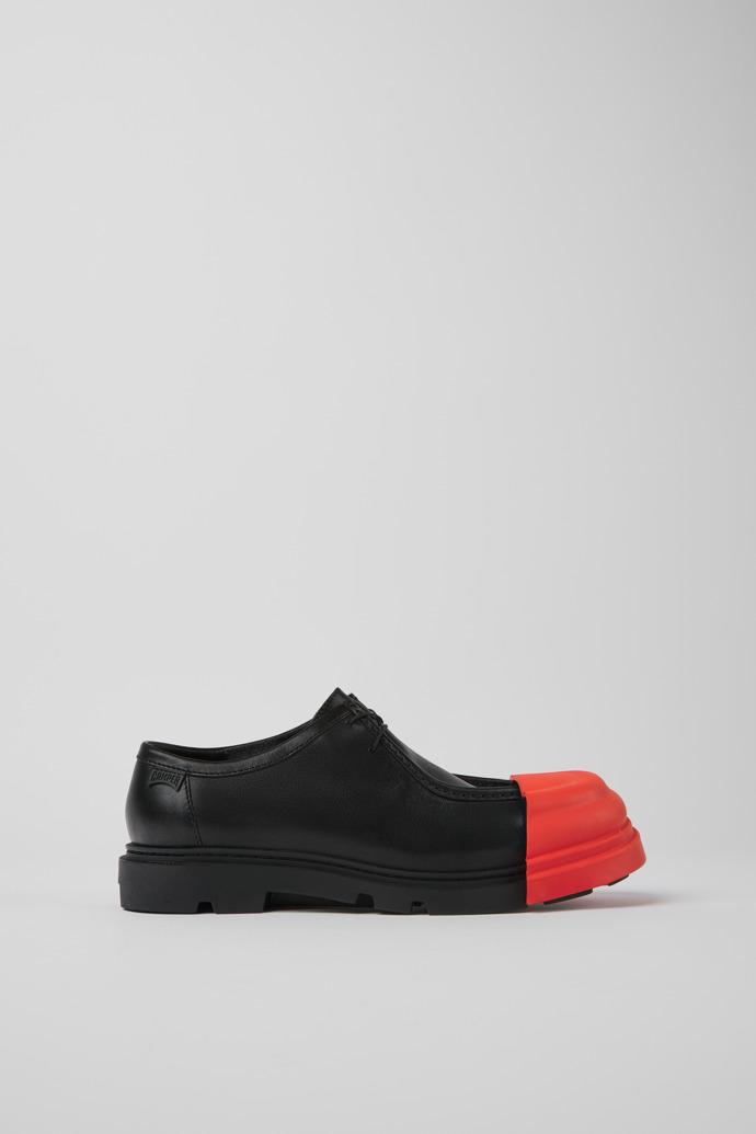 Junction Black leather shoes for women by CAMPER