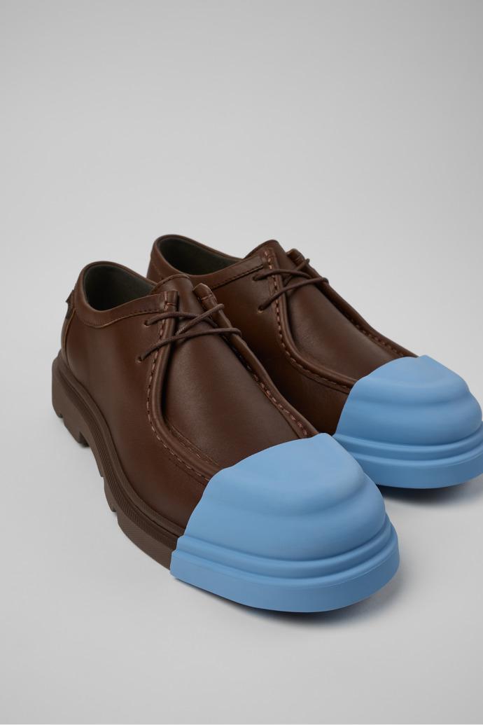 Junction Brown Leather Shoes for Women. by CAMPER