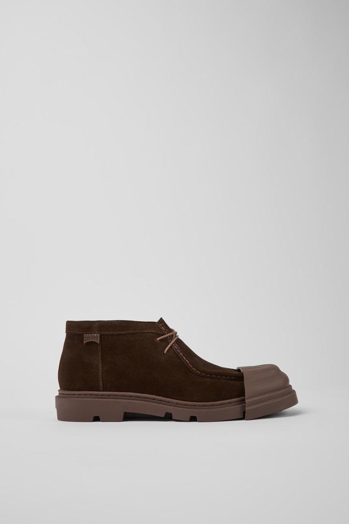 Junction Brown nubuck shoes for women by CAMPER