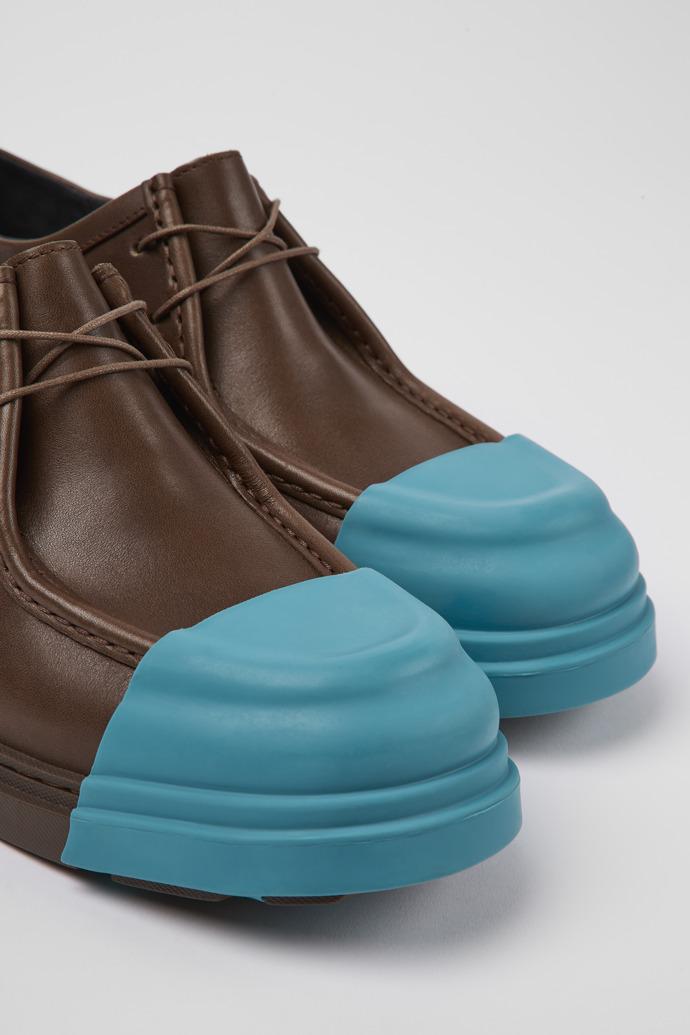 Junction Brown responsibly raised leather shoes for men by CAMPER