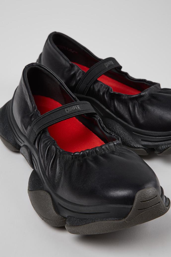 Karst 2 Black Leather Sneakers for Women. by CAMPER