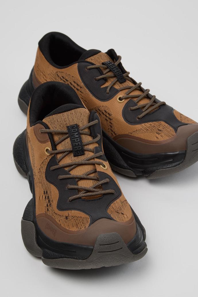 Karst 2 Brown Recycled Engineered Materials Sneakers for Men. by CAMPER