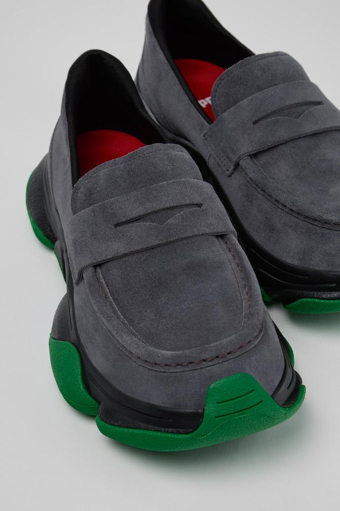 Karst 2 Gray Suede Moccasins for Men. by CAMPER