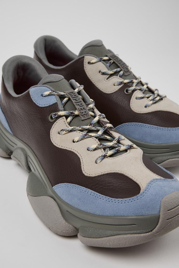Karst 2 Multicolor Leather and Nubuck Sneakers for Men. by CAMPER