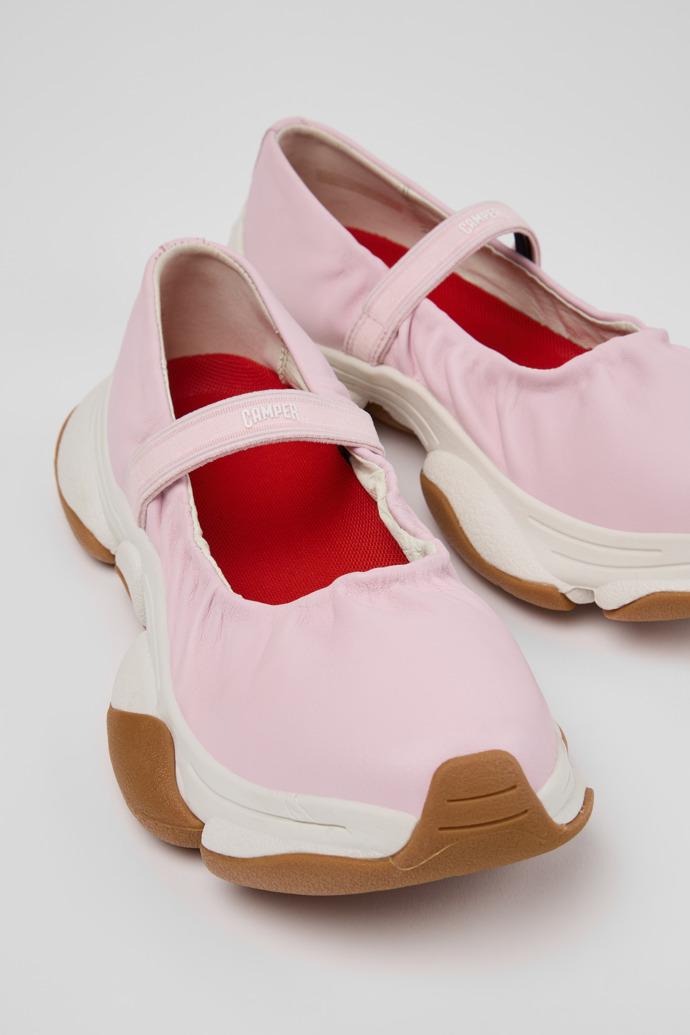 Karst 2 Pink Leather Sneakers for Women. by CAMPER