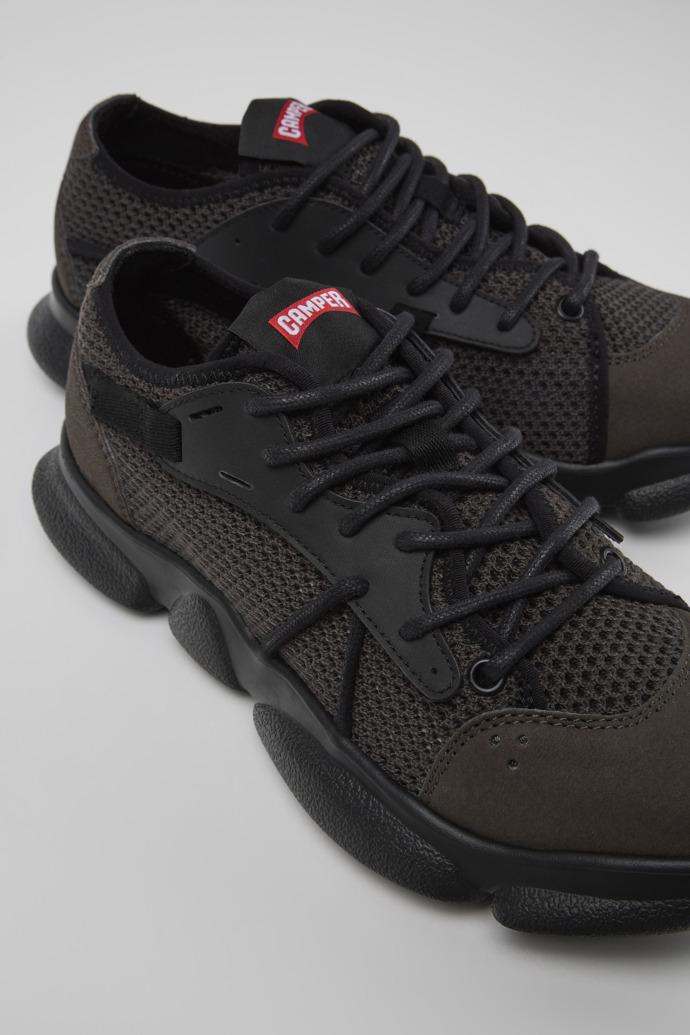Karst Gray and black TENCEL™ & MIRIUM® Sneaker for Women by CAMPER