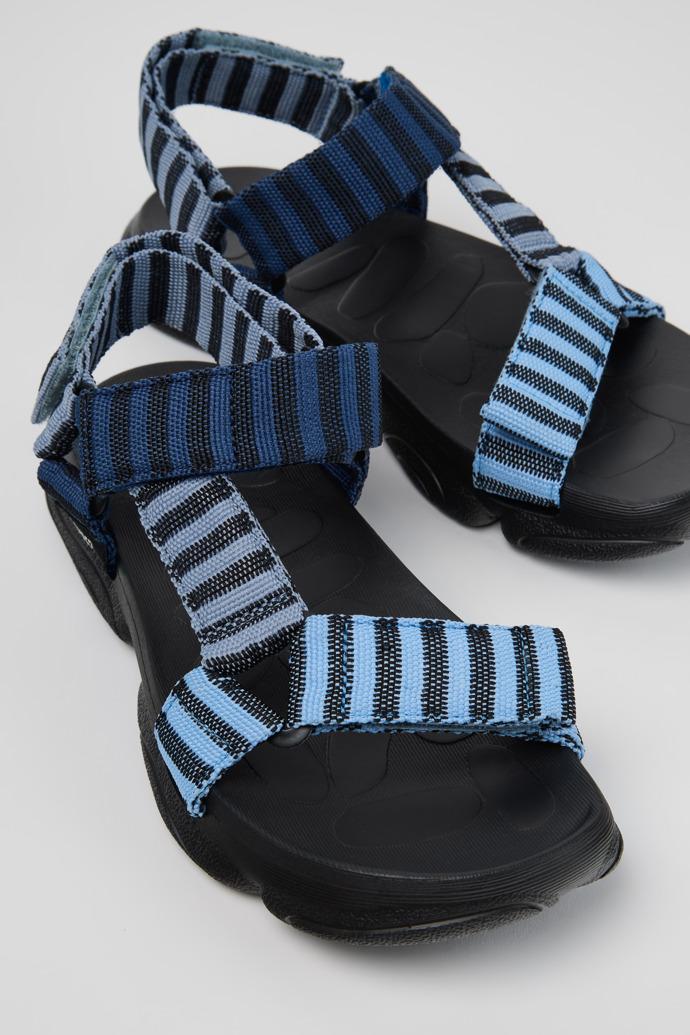 Karst Sandal Blue Textile Sandals for Women. by CAMPER