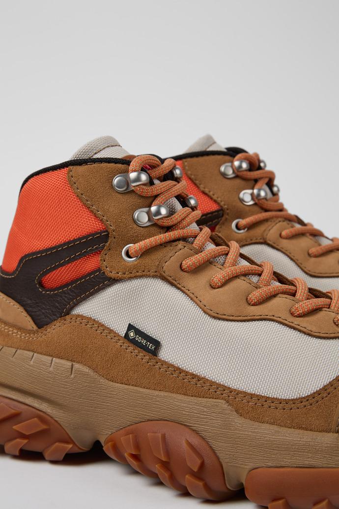 Karst Trek Brown and gray ankle boots for men by CAMPER