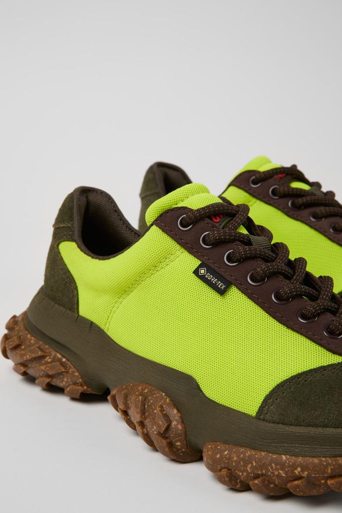 Karst Trek Green and Brown Textile and Nubuck Sneakers for Women. by CAMPER