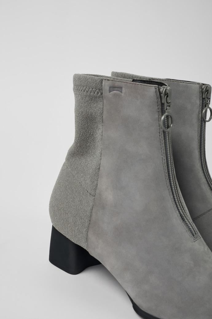 Katie Gray nubuck heeled boots by CAMPER