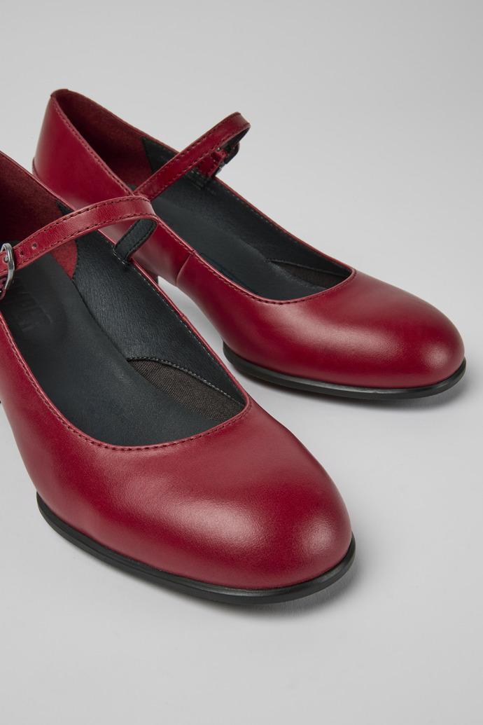 Katie Red leather Mary Jane heels by CAMPER