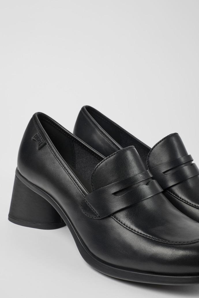 Kiara Black leather heels by CAMPER