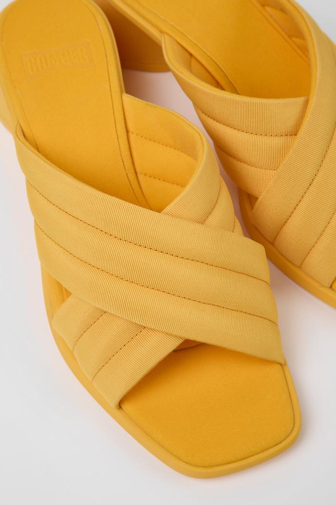 Kiara Orange textile sandals for women by CAMPER