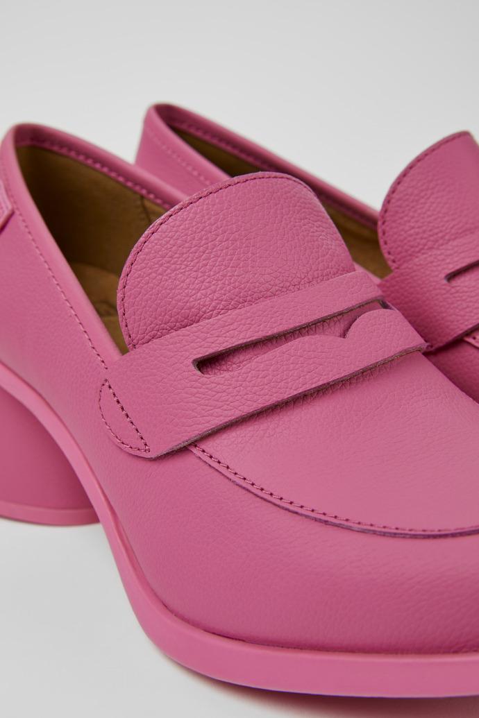 Kiara Pink leather heels by CAMPER