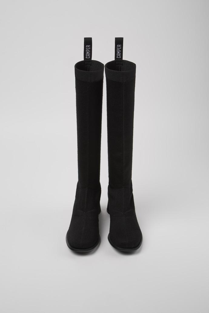 Kiara TENCEL® Black textile high-boot for women by CAMPER