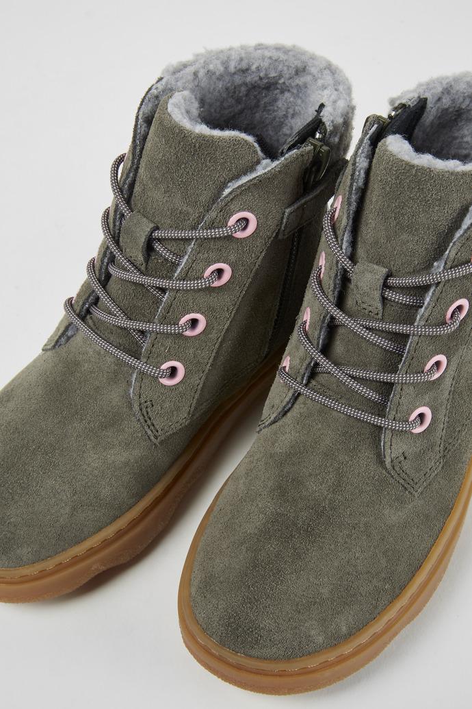 Kiddo Dark green ankle boots by CAMPER