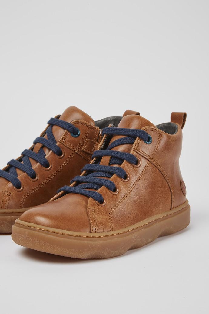 Kiddo Light brown ankle boots by CAMPER