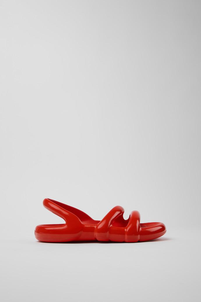 Kobarah Flat Red Sandals. by CAMPER