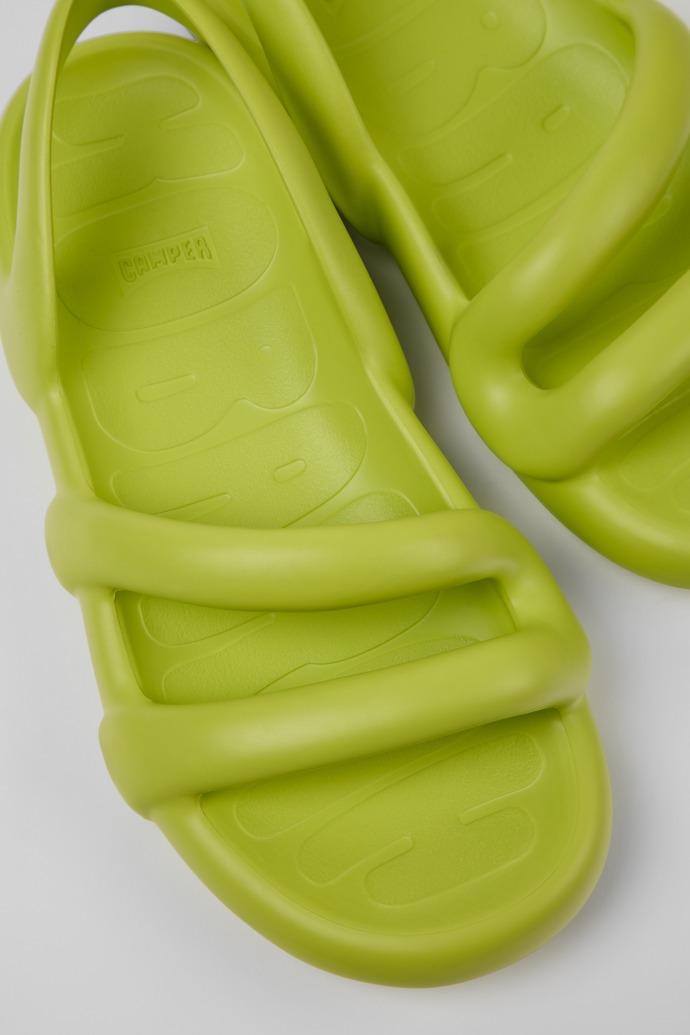 Kobarah Flat Yellow Sandals. by CAMPER
