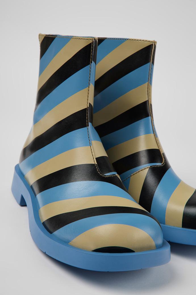 MIL 1978 Multicolored leather ankle boots for men by CAMPER