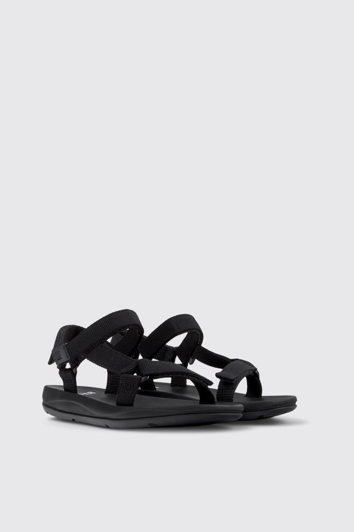 Match Black Textile Sandals for Women. by CAMPER