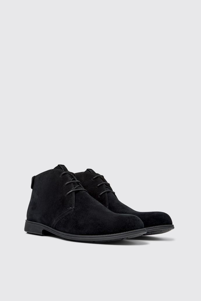 Mil 1913 Black Nubuck Ankle Boots for Men. by CAMPER