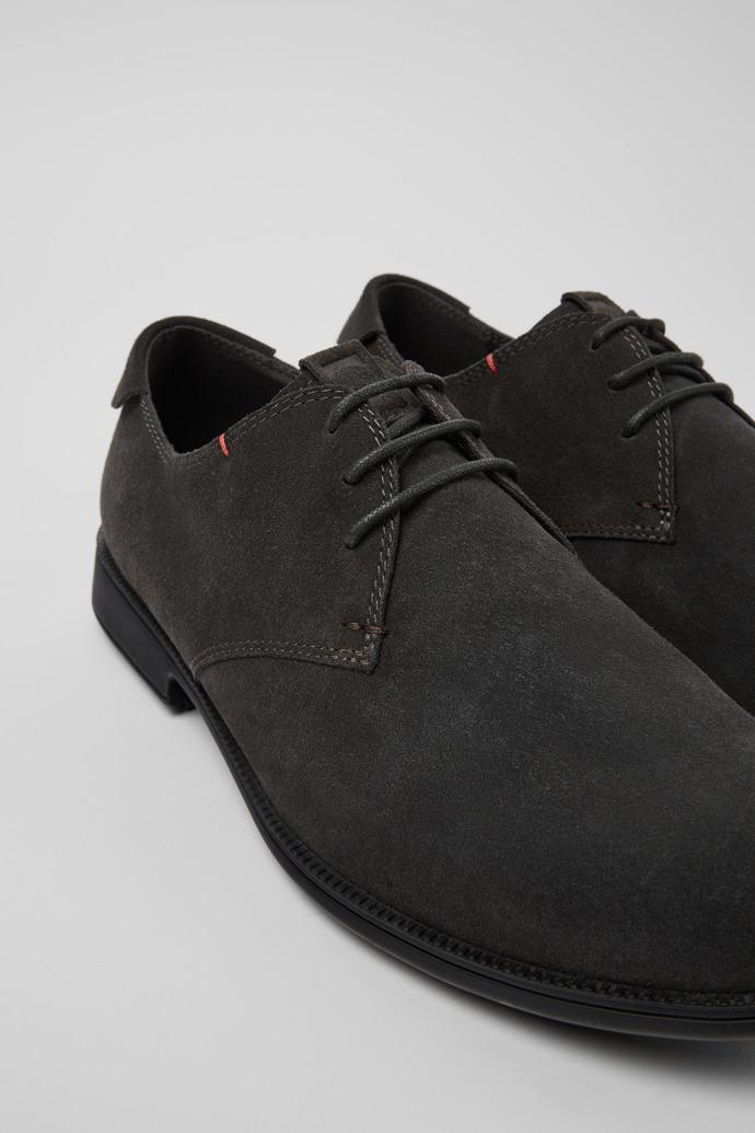 Mil 1913 Gray Nubuck Shoes for Men. by CAMPER