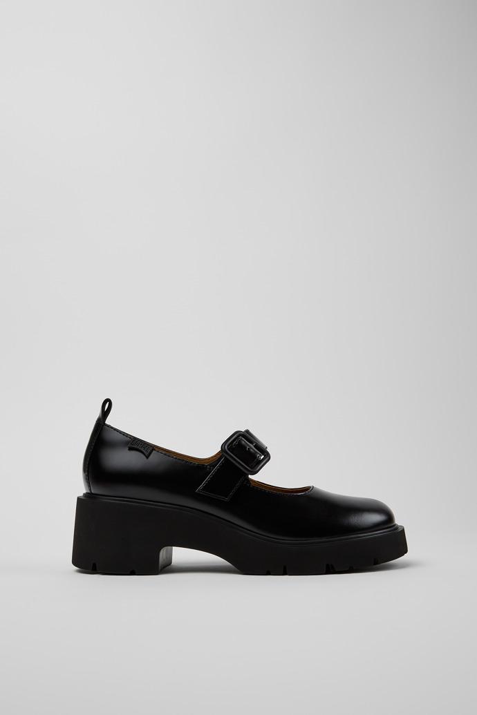 Milah Black Leather Women's Shoe. by CAMPER