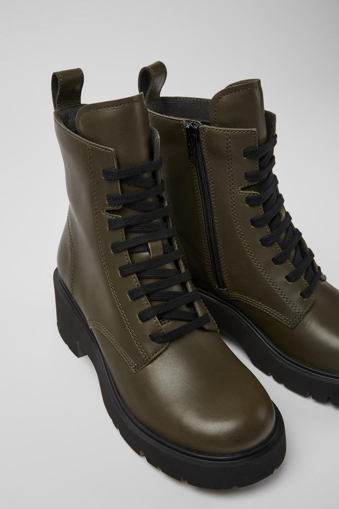 Milah Green lace-up boots for women by CAMPER