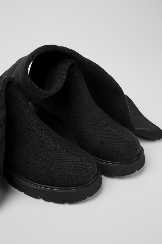 Milah TENCEL® Black TENCEL™ Lyocell high boots for women by CAMPER